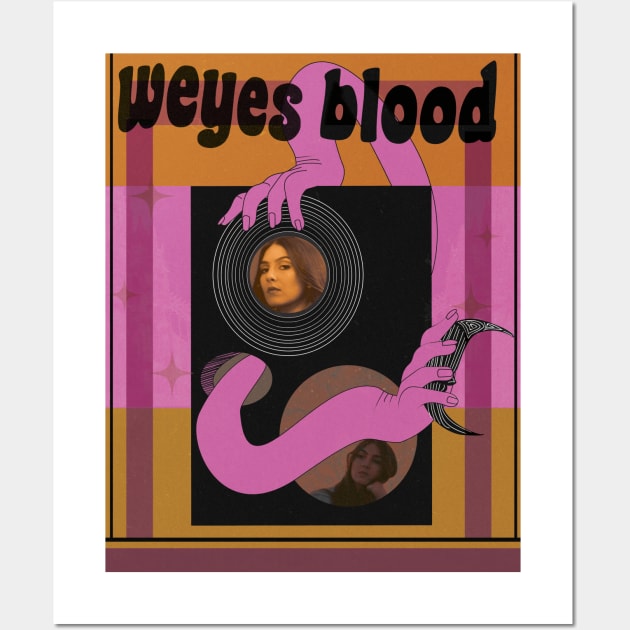 Weyes Blood Unofficial Merch Tarot Card Wall Art by novisade